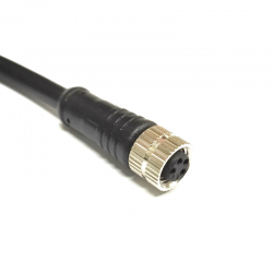 CABLE M8 FEMALE, 4 PINS,...