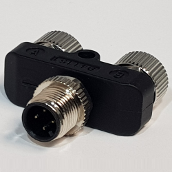 CONECTOR DIVISOR M12 MACHO...