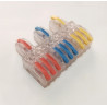 222-F39   Conector de palanca p/ union, 3 entrada, 9 salidas, 4mm²