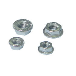 PAN5076   Tuerca M6 con brida de acero, usada con T-BOLT para perfil de aluminio