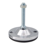 PAFM7506   Pata niveladora Base+Pad 100mm diametro, M12*120mm