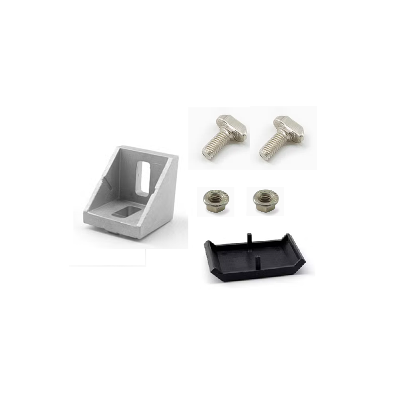 PAGS1036   Bracket de esquina interior para perfil de aluminio 45mm (Gusset) 4545E-10