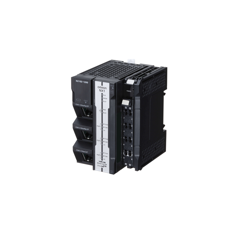 NX102-9020 CPU modular Sysmac NX1 con conectividad a bases de datos, 5 MB de programa y 33,5 MB de memoria de datos