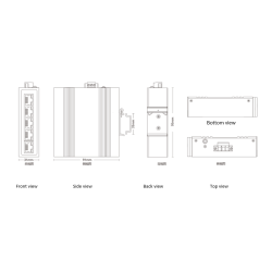 SE4-5TXm     Switch ethernet 5 puertos