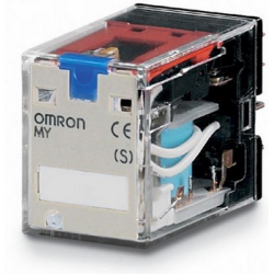 MY4IN DC24(S) Miniature Power Relay, 4 Pole, Single Contact, Plug-in Terminals