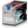 MY4IN DC24(S) Miniature Power Relay, 4 Pole, Single Contact, Plug-in Terminals