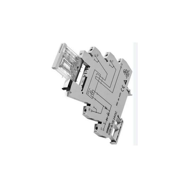 G2RV-SL700 DC24 Industrial relays 6 A and 24 V DC with socket.