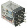 MY2N-D2 DC24(S) Miniature power relay, bipolar, single contact, with plug-in terminals