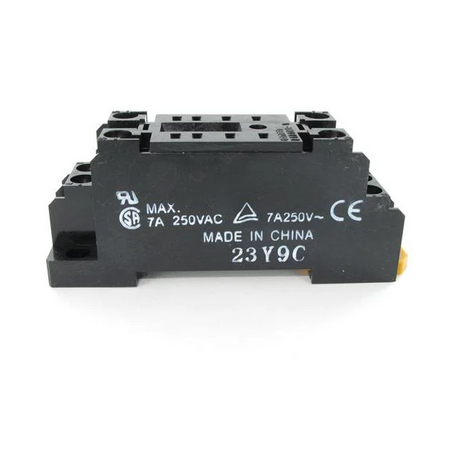 PYF08A-E Trk Mt Sckt DPDT MY Finger Safe Term Relay Plugs and Accessories