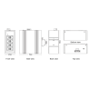 SE4-8TXm     Switch ethernet 8 puertos