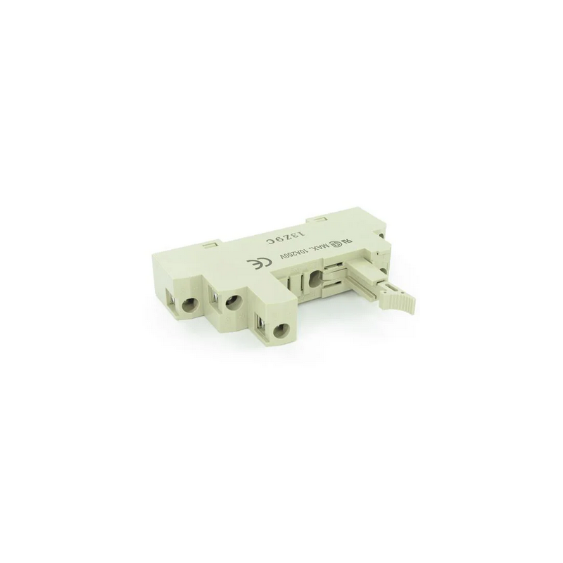 P2RF-05-E Female connector, surface/DIN rail mounting, 5 contacts, screw terminals.