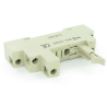 P2RF-05-E Female connector, surface/DIN rail mounting, 5 contacts, screw terminals.