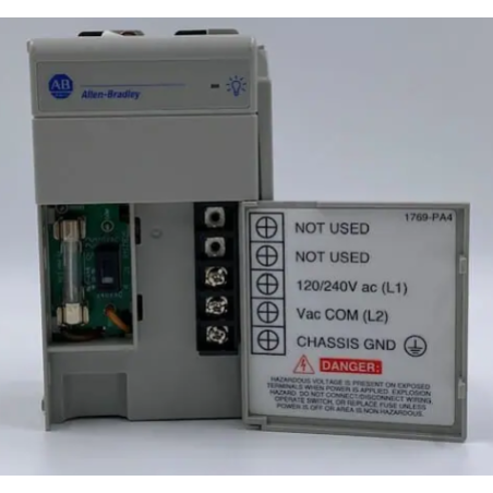 1769-PA4 Power supply, input voltage range: 120/240V AC 47-63Hz