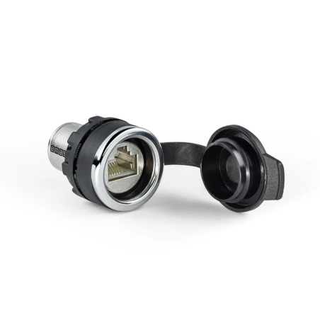 BRJ45   RJ45 Connector, female grommet, ethernet