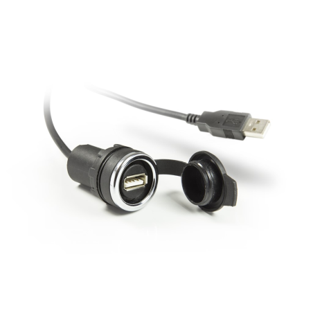 BUSB  USB Panel connector, 1.5m cable, to USB