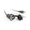 BUSB  USB Panel connector, 1.5m cable, to USB