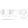 CP200ES30    Plastic emergency stop, +1 N.C, push-pull to unlock, red light indicator option