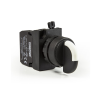 CP101S32   Selector plastico 3 posiciones,+2 contactos NA  regreso por resorte
