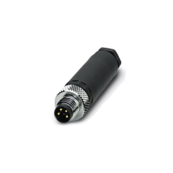 CDCM-M8R4P M8 male field connector, straight 4 pins