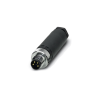 CDCM-M8R4P M8 male field connector, straight 4 pins