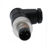 CDCM-M8A3P    Conector armable macho M8, en ángulo 3 pines