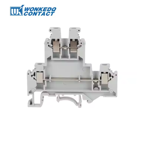 JUKKB 3   Double level Screw type terminal block 2.5mm, L68/H62/W5.2 mm