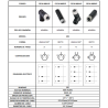 CDCH-M8R3P    M8 female field connector, straight 3 pins