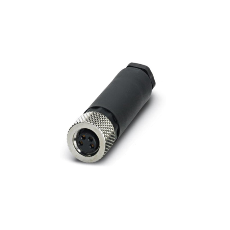 CDCH-M8R4P    M8 female field connector, straight 4 pins