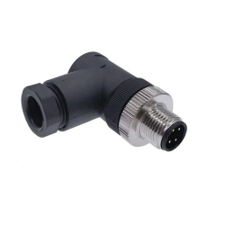CDCM-M12A4P    M12 male field connector, angled 4 pins, PG9