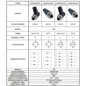 CDCM-M12A5P    M12 male field connector, angled 5 pins, PG9