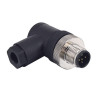 CDCM-M12A5P    M12 male field connector, angled 5 pins, PG9