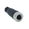 CDCH-M12R5P    Conector armable hembra M12, recto 5 pines, PG9