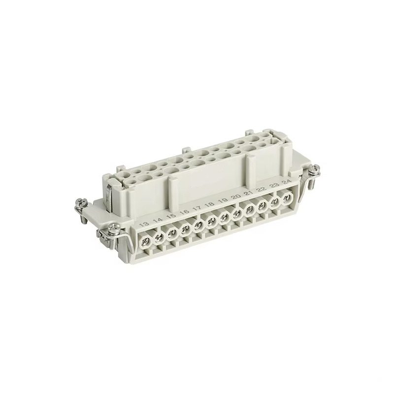 WHE24XF Inserto hembra para conector heavy duty de 24 pines WHE24XF Inserto hembra para conector heavy duty de 24 pines
