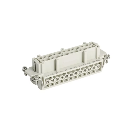WHE24XF   Inserto hembra para conector heavy duty de 24 pines