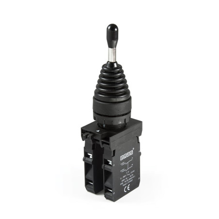 CP707DJ41    Joystick plastico, 4 posiciones contacto N.A.,regreso centro