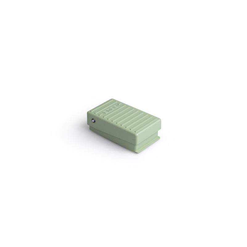 PDA1 Electric midi pedal, aluminum, 1 N.O. contact, green